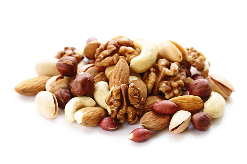 nuts are a great snack option in the Mediterranean diet